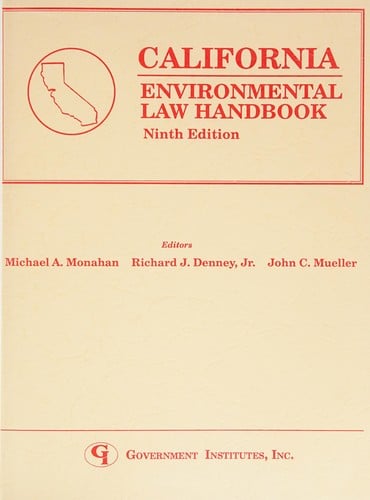 California environmental law handbook