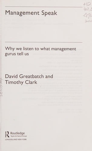 Management speak