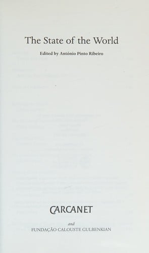 The state of the world