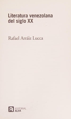 Literatura venezolana del siglo XX