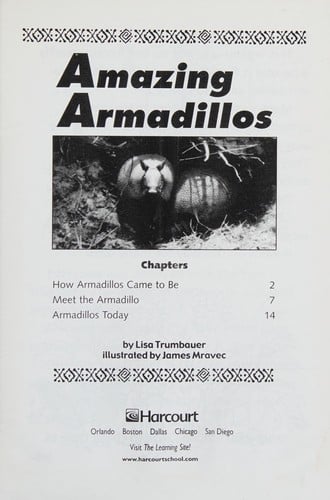 Amazing armadillos
