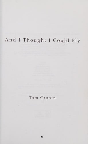 And I thought I could fly