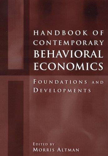 Handbook of contemporary behavioral economics