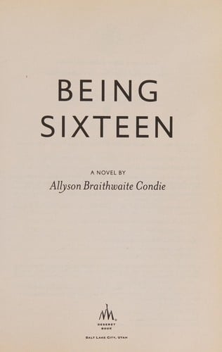 Being Sixteen