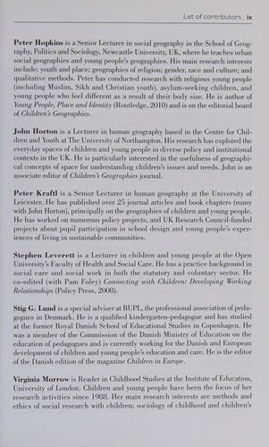 Children's and young people's spaces