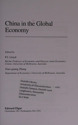 China in the global economy