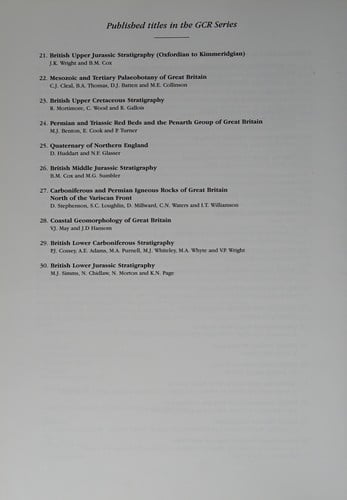 COASTAL GEOMORPHOLOGY OF GREAT BRITAIN