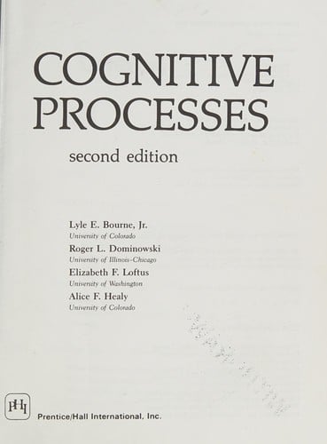 Cognitive processes