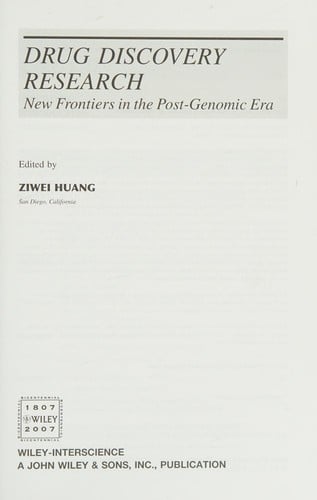 Drug discovery research