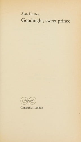 Goodnight, sweetprince