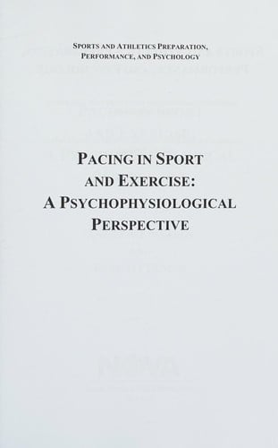 Pacing in sport and exercise