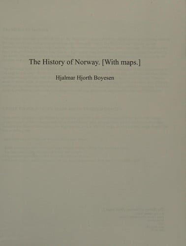 A history of Norway