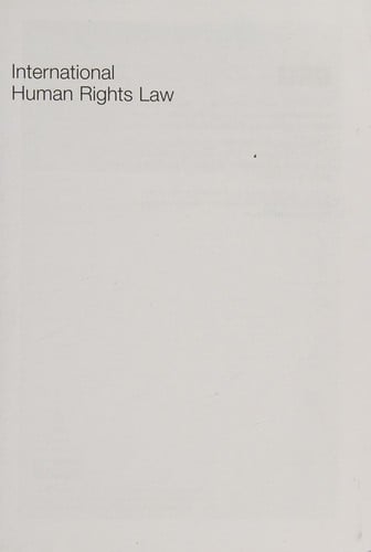 International human rights law