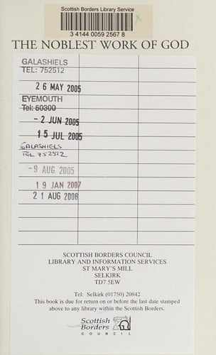 The noblest work of God