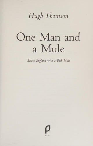 One man and a mule