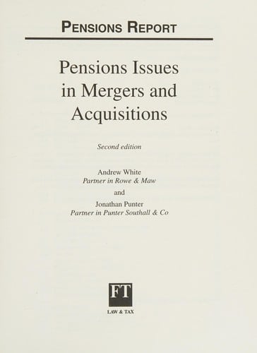 Pensions issues in mergers and acquisitions