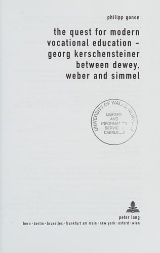 The quest for modern vocational education