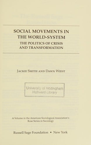Social movements in the world-system