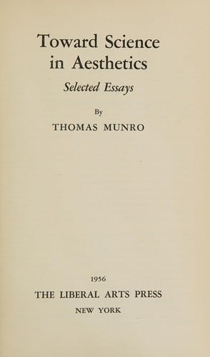 Toward science in aesthetics