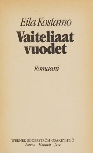 Vaiteliaat vuodet
