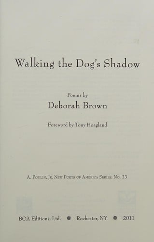 Walking the dog's shadow