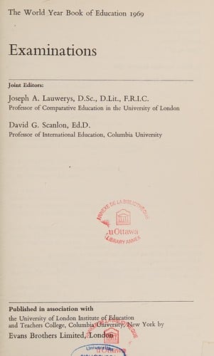 The world year book of education