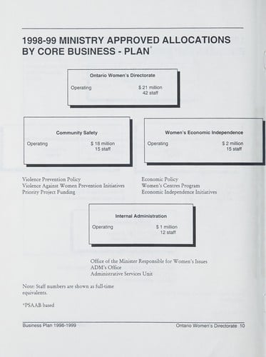 1998-1999 Business plan