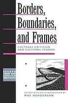 Borders, boundaries and frames