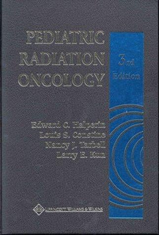 Pediatric radiation oncology