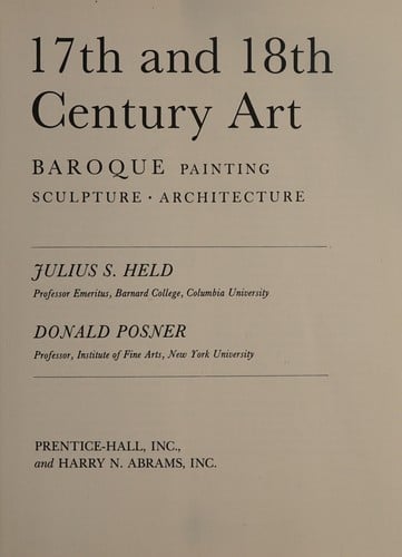 17th and 18th century art