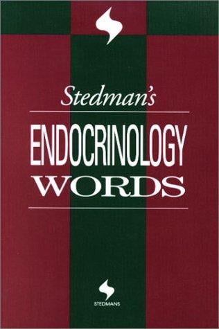 Stedman's Endocrinology Words (Stedman's Word Books)