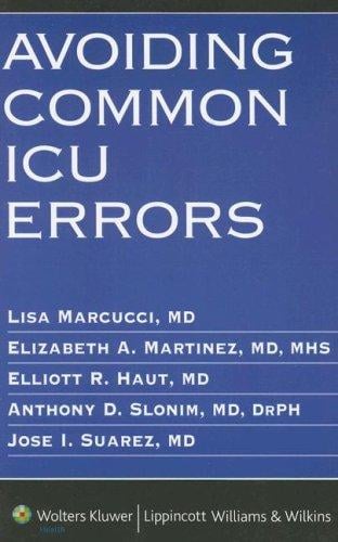 Avoiding common ICU errors