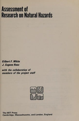 Assessment of research on natural hazards