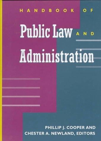 Handbook of public law and administration