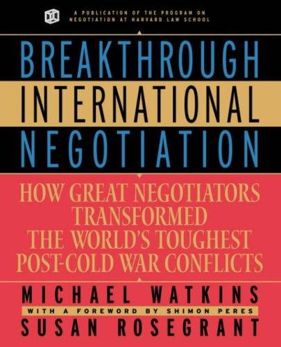 Breakthrough international negotiation