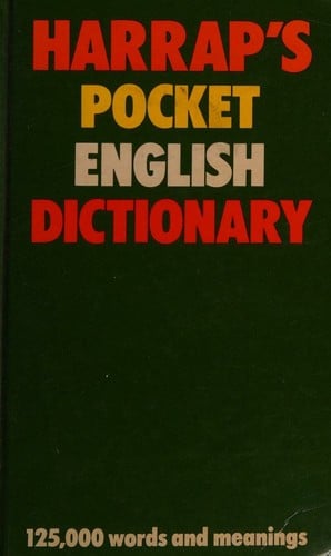 Harrap's pocket English dictionary