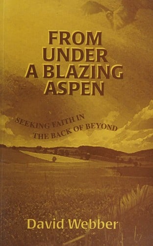 From under a blazing aspen