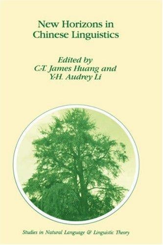 New horizons in Chinese linguistics