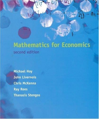 Mathematics for economics