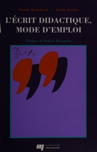 L' écrit didactique, mode d'emploi