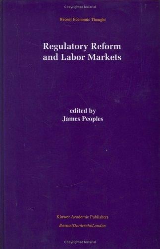 Regulatory reform and labor markets