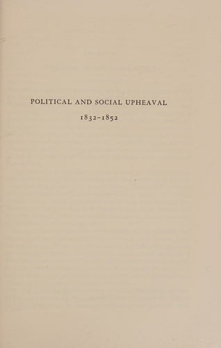 Political and social upheaval 1832-1852