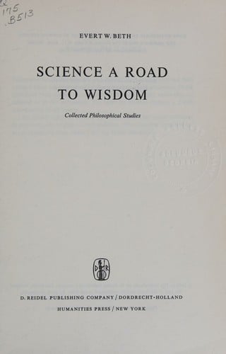 Science a road to wisdom