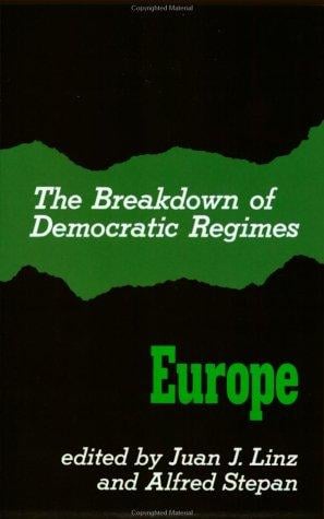 The Breakdown of Democratic Regimes, Vol. 2