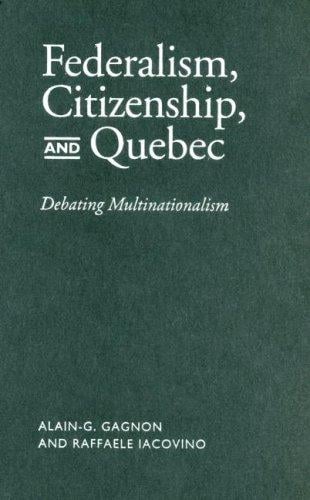 Federalism, citizenship, and Quebec