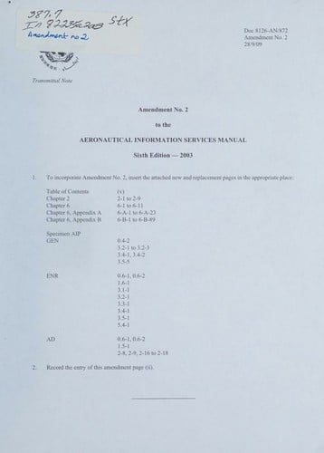 Aeronautical information services manual