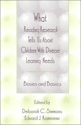 What reading research tells us about children with diverse learning needs