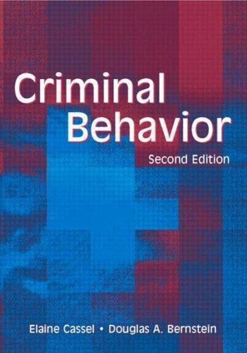 Criminal behavior