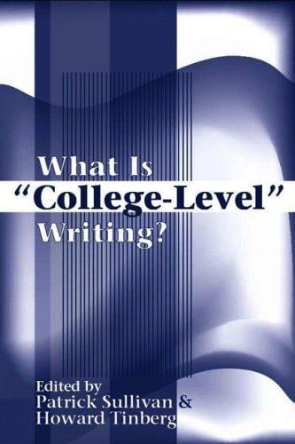What is "college-level" writing?