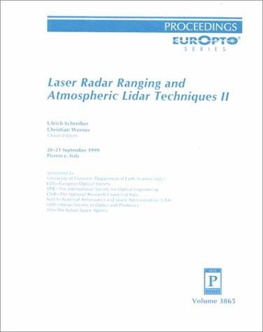 Laser radar ranging and atmospheric lidar techniques II